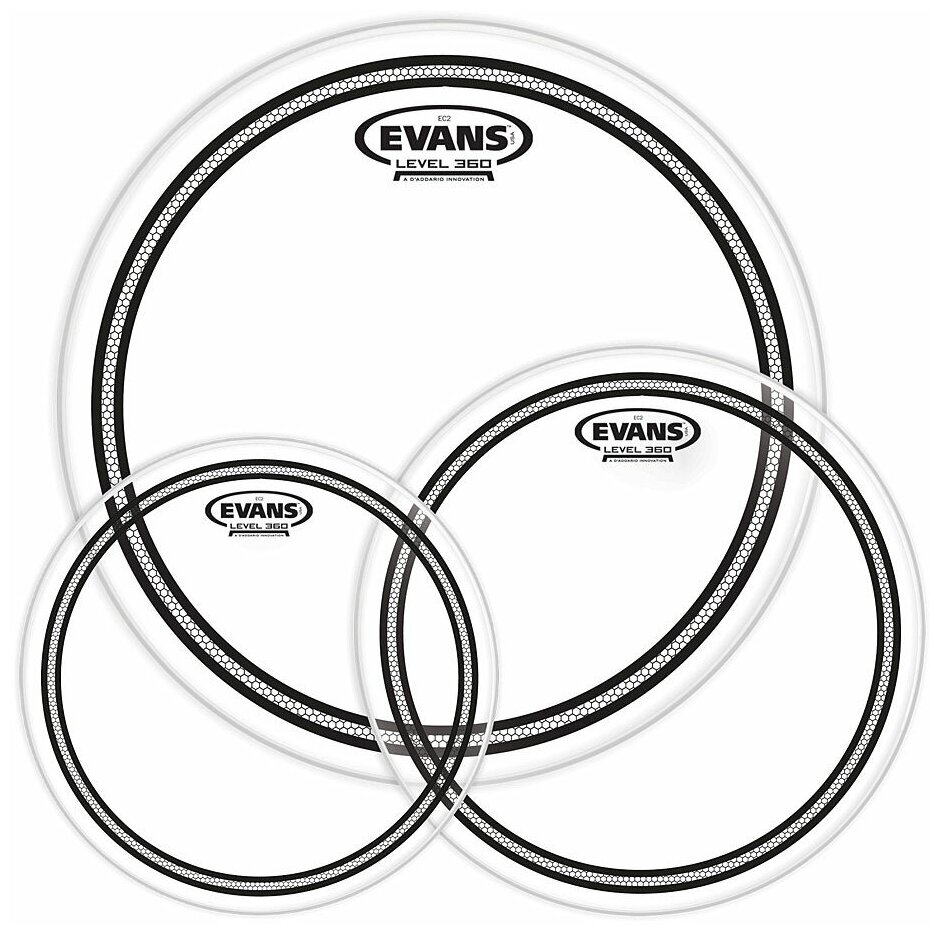 Пластик для барабана Evans ETP-EC2SCLR-R