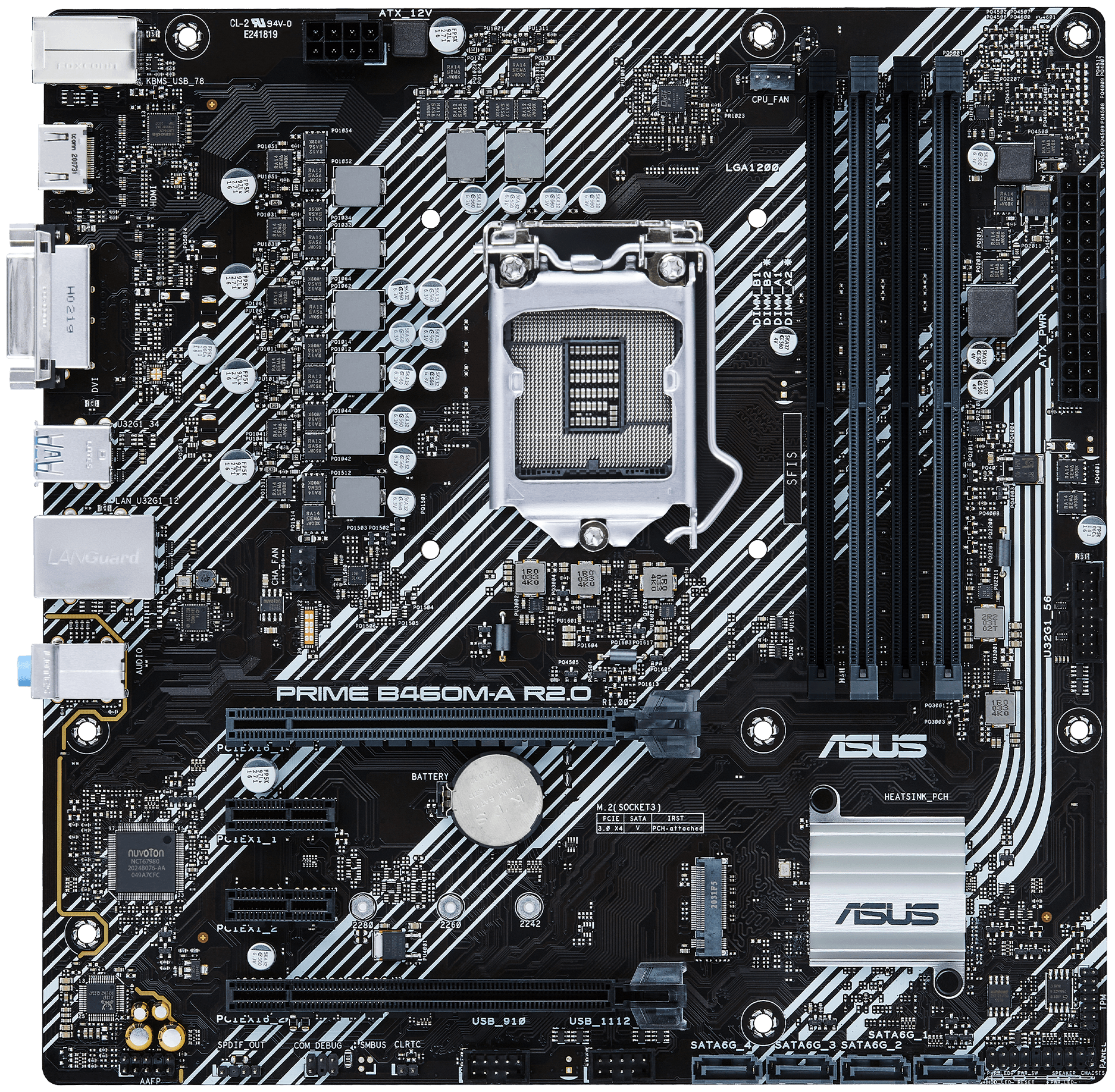 Материнская плата Asus Prime B460M-A R2.0 Socket 1200