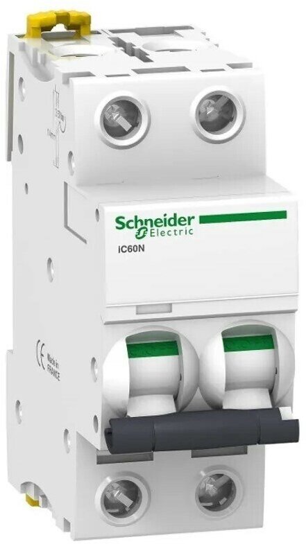 Автоматический выключатель Schneider Electric iC60N кривая C ACTI9 2P 20А