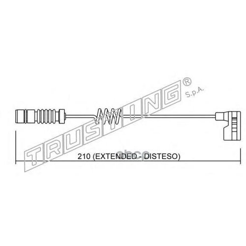 Датчик Износа Тормозных Колодок Trusting арт. SU209