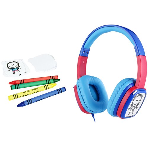 Наушники HARPER KIDS HN-302 Blue-Red 185200₽