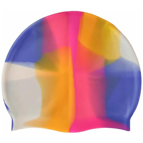фото B31518-4 шапочка для плавания силиконовая (васильково/розовая/оран/белая) smart athletics