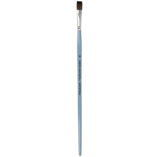 Кисть синтетика VISTA-ARTISTA 70112-12 плоская длинная ручка №12