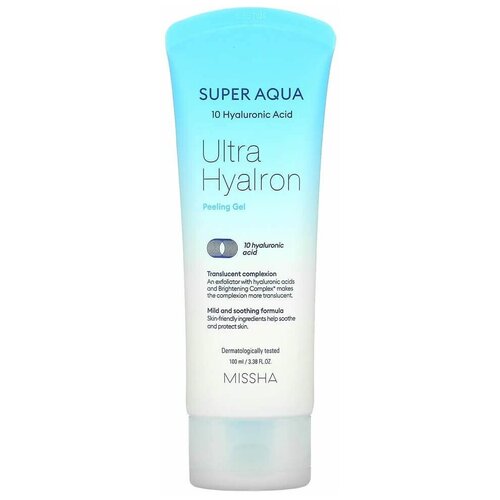 Гель-скатка Missha Super Aqua Ultra Hyalron Peeling Gel 100 мл 1990₽