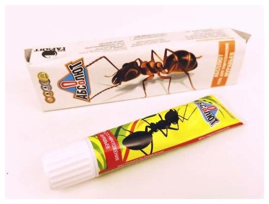 Средство от муравьев, тараканов Абсолют гель 30мл АМТ30К - фотография № 5