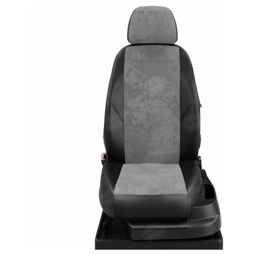 фото Чехлы на toyota rav 4 xa50 1994-2019 экокожа, алькантара черный, серый автолидер ta27-1005-ec12 avtolider1