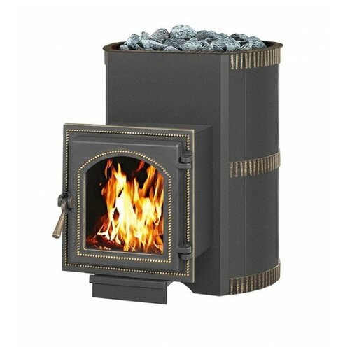 фото Дровяная печь для бани везувий лава 22 (дт-4с) без выносного тоннеля 2016