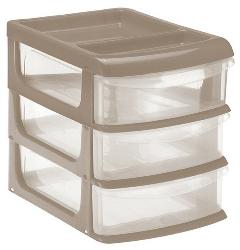 фото Бокс 3 секции, IDEA, капучино, мини