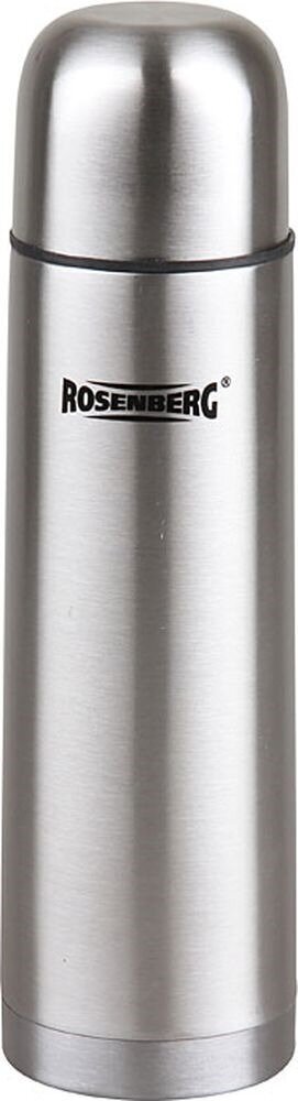 Термос Rosenberg RSS-420103, с термокружкой, серебристый, золотистый, 500 мл - фотография № 7