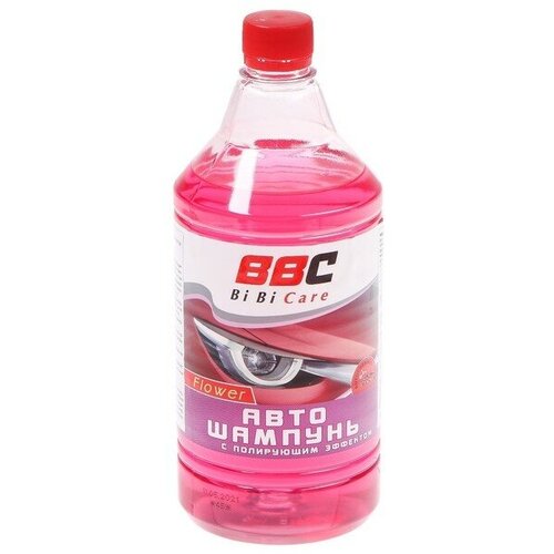 Bi bi care Автошампунь BiBiCare с полирующим эффектом цветочный, 1 л Ln4124, контактный
