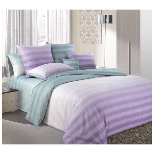 фото Постельное бельё «туманное утро 6», сатин (евро) текс-дизайн