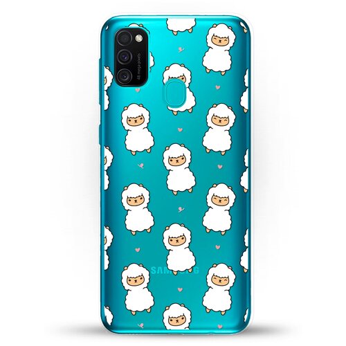 фото Силиконовый чехол узор из лам на samsung galaxy m30s andy & paul