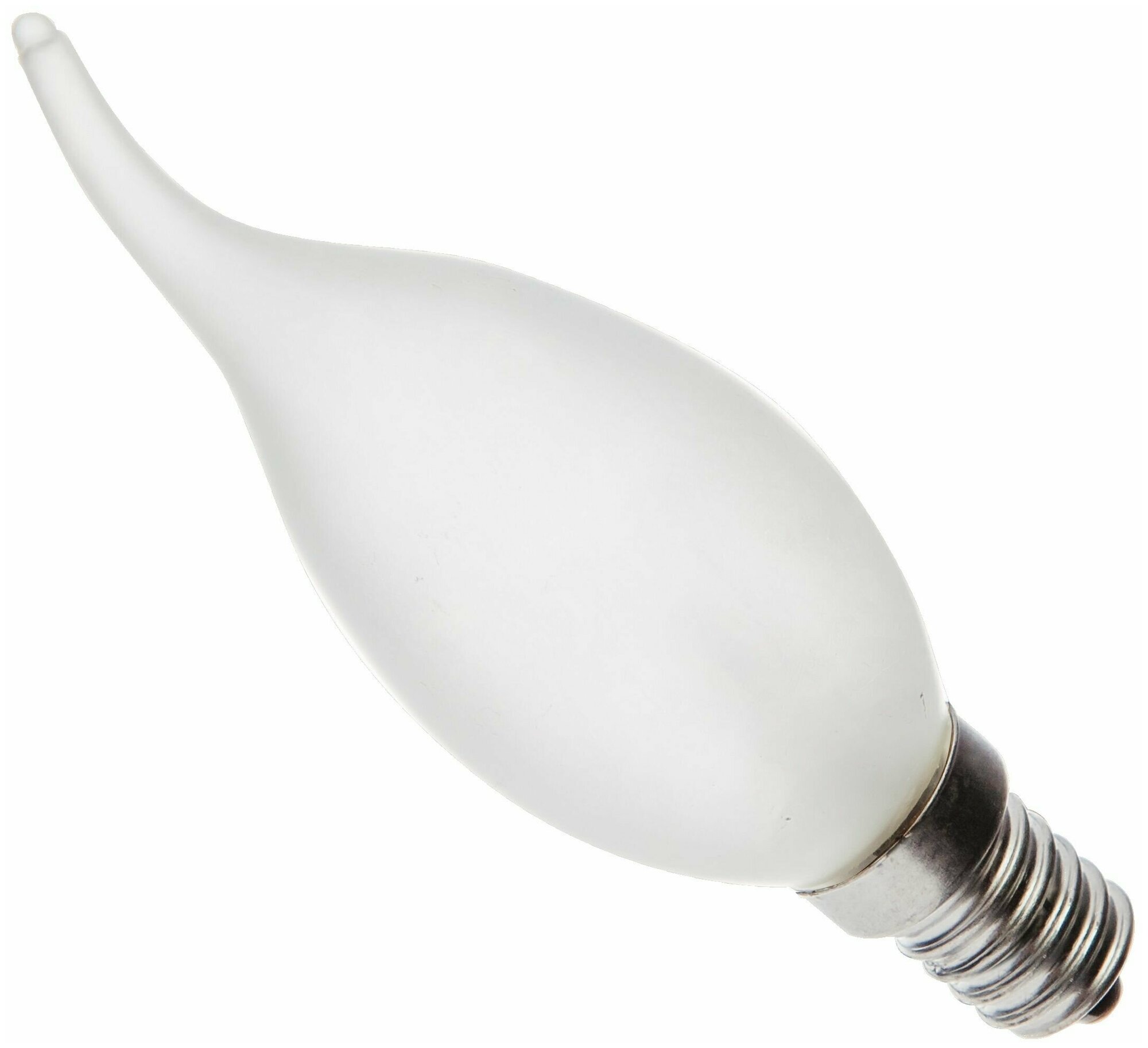 Свеча на ветру матовая BELLIGHT дсамт, Е14 ,230V, 40W ,10 ШТ. — фото 1