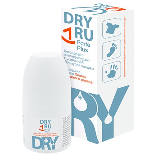 Dry RU Forte Plus/Драй РУ Форте Плюс дезодорант антиперспирант с усиленной формулой защиты дезодорант антиперспирант dry ru forte 50