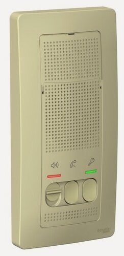 Изображение товара Переговорное устройство (домофон) Systeme Electric (schneider Electric) SCHNEIDER ELECTRIC BLANCA настен. монтаж, 4,5В, бежевый