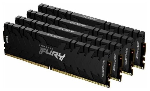 Оперативная память 64Gb DDR4 3200MHz Kingston Fury Renegade Black (KF432C16RB1K4/64) (4x16Gb KIT)