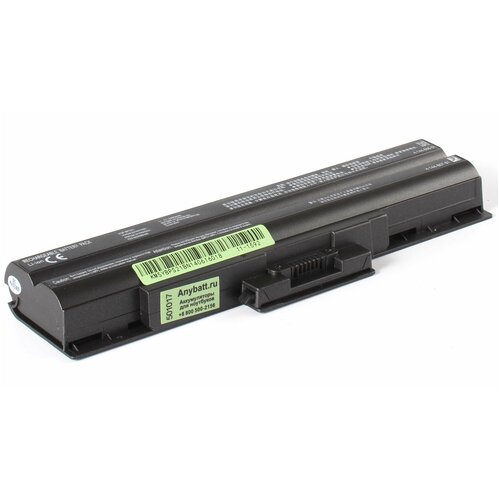 Аккумуляторная батарея Anybatt 11-B1-1592 4400mAh для ноутбуков Sony VGP-BPS13, VGP-BPS13A, VGP-BPS21, усиленный аккумулятор для sony vgp bps13 vgp bps21a s 8800mah