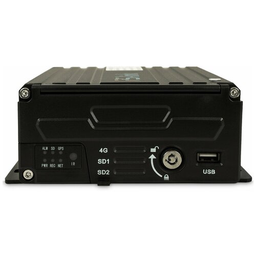 Видеорегистратор для транспорта Ps-Link PS-A9818-G на 8 каналов с GPS модулем, поддержкой 2Мп AHD камер, записью на HDD, SD