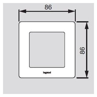 Рамка 1п Legrand 754181 Valena Life