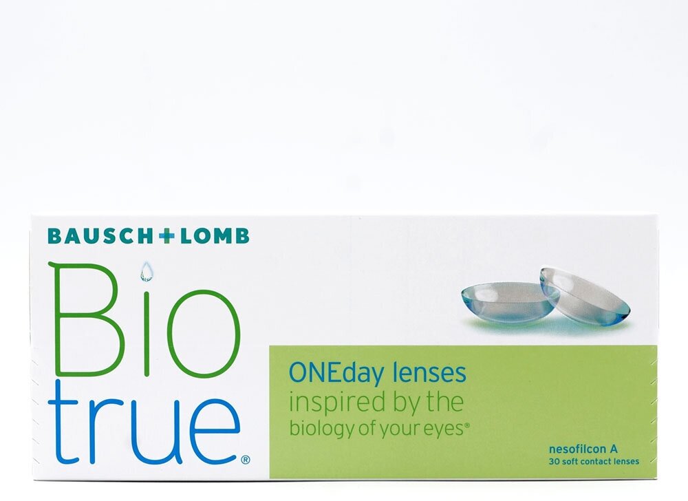 Однодневные контактные линзы Bausch + Lomb Biotrue ONEday (30 линз)