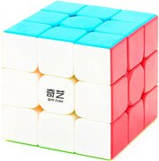 Кубик Рубика для спидкубинга QiYi MoFangGe 3x3x3 YongShi Warrior S Цветной пластик