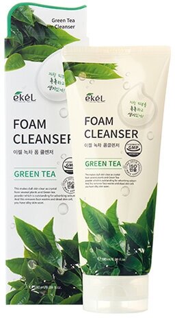 EKEL Foam Cleanser Green Tea Пенка для умывания с экстрактом зеленого чая 180 мл