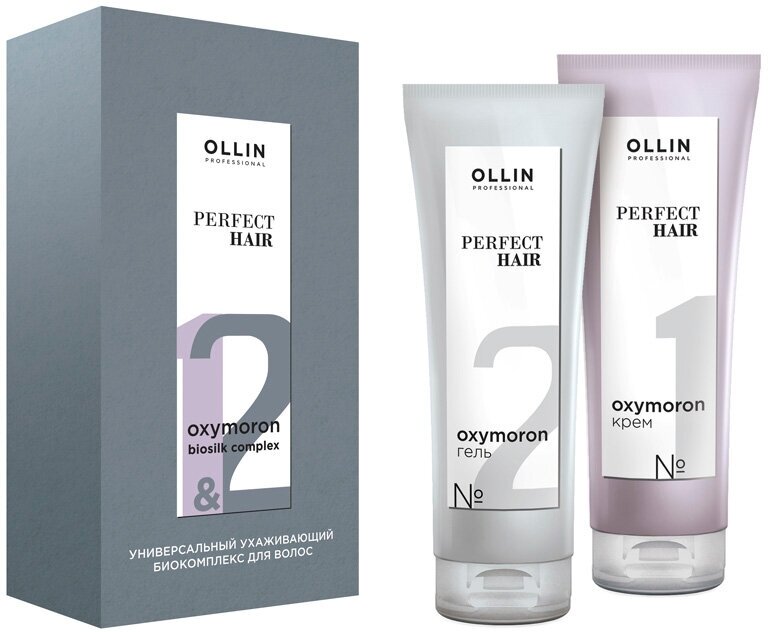 OLLIN Professional Perfect Hair Oxymoron Универсальный Ухаживающий Биокомплекс для волос, 250 г, 250 мл, 2 шт., туба