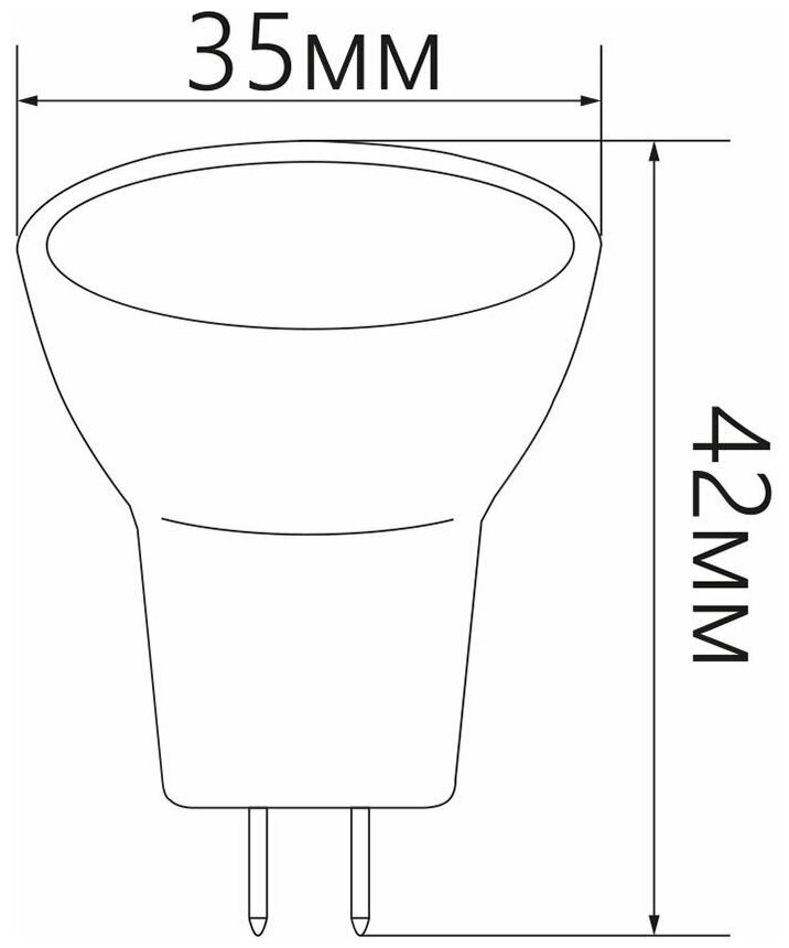 Лампа светодиодная Feron LB-271 25551, G5.3, MR11, 3 Вт, 2700 К - фотография № 2
