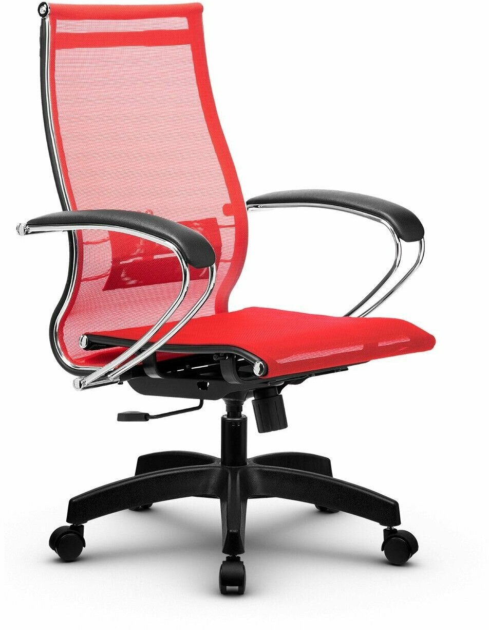 Компьютерное кресло МЕТТА-9(MPRU)/подл.131/осн.001 красный/красный