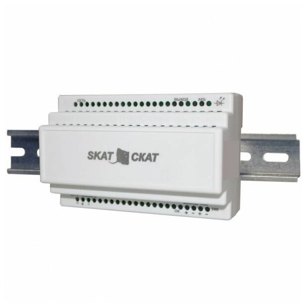 Источник питания SKAT-24-2,0 DIN 24В 2А пластиковый корпус под DIN рейку 35 мм SKAT-24-2,0 DIN power .