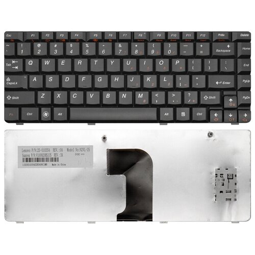 Клавиатура для ноутбука LENOVO IdeaPad U450 US черная 1100₽