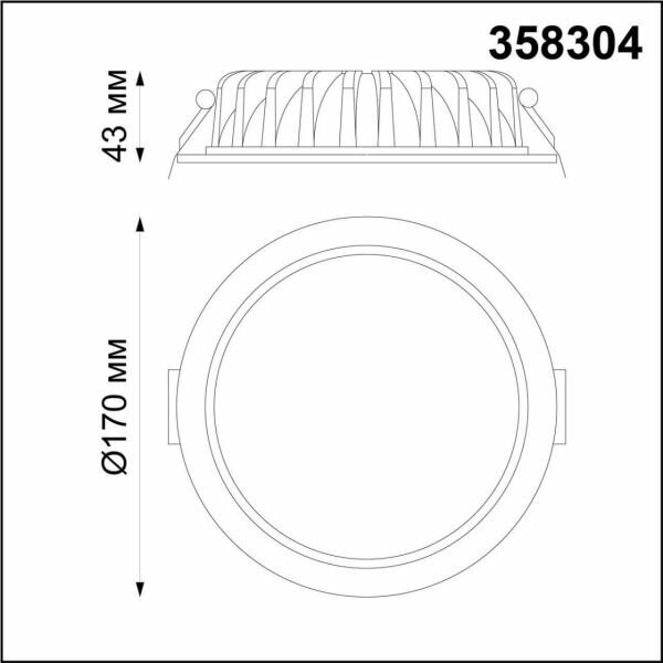 Светильник Novotech Drum 358304, LED, 20 Вт, 3000, теплый белый, цвет арматуры: белый, цвет плафона: белый - фотография № 8