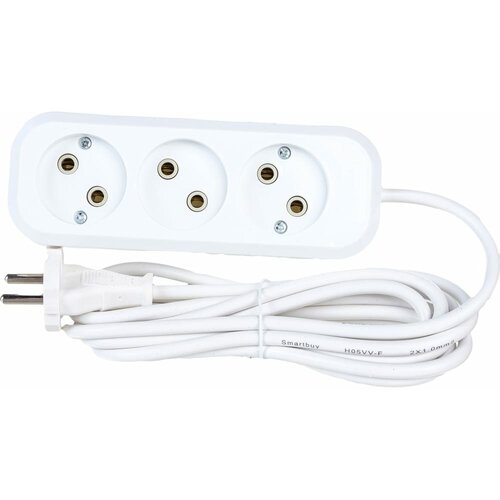 Удлинитель Smartbuy SBE-10-3-03-N удлинитель smartbuy 3 sockets 3m sbe 16 3 03 z