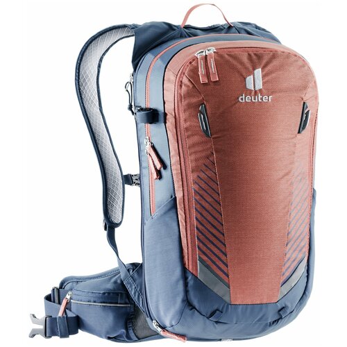 фото Рюкзак велосипедный deuter compact exp 14 (цвет: redwood-marine)