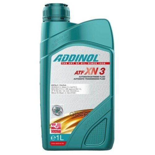 Жидкость Для Акпп И Гур Addinol Atf Xn 3, 1л ADDINOL арт. 4014766074980