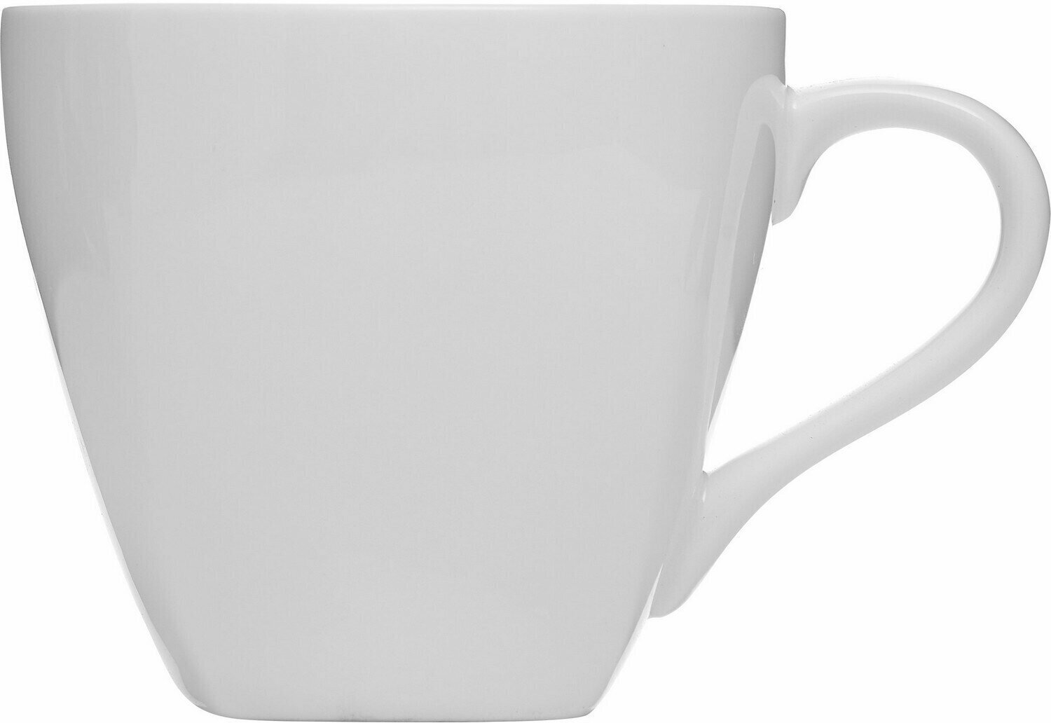 Чашка Kunstwerk чайная 180мл, 107х78х73мм, фарфор, белый
