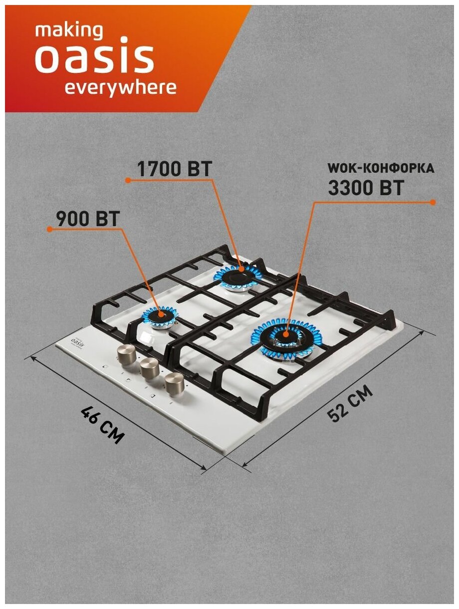 Варочные поверхности making Оasis everywhere making Oasis everywhere P-3MWT (B) - фотография № 10