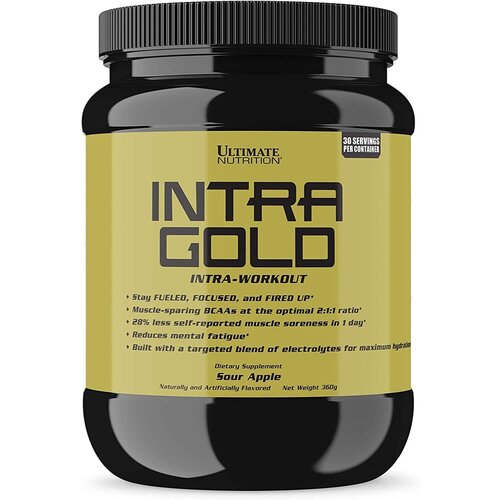 Аминокислоты Ultimate Nutrition INTRA GOLD 360 г, Кислое яблоко