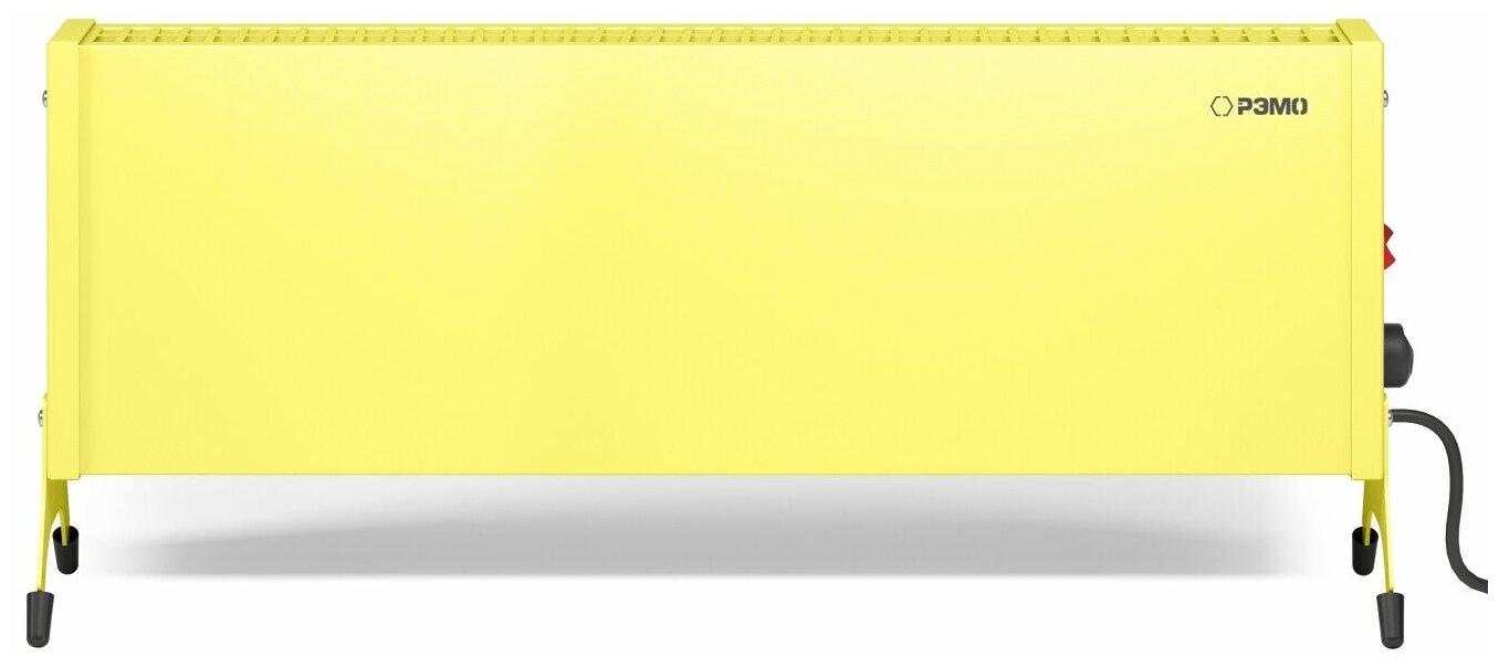 Конвектор (обогреватель) электрический РЭМО "Такса" СБ-1500.2, желтый (Х-элемент)