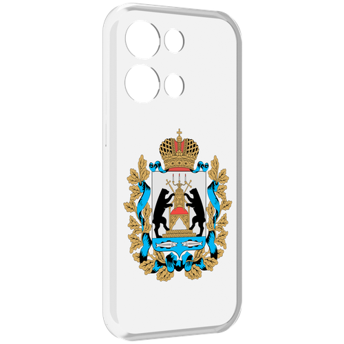Чехол MyPads герб-новгородская-область для OPPO Reno8 Pro задняя-панель-накладка-бампер