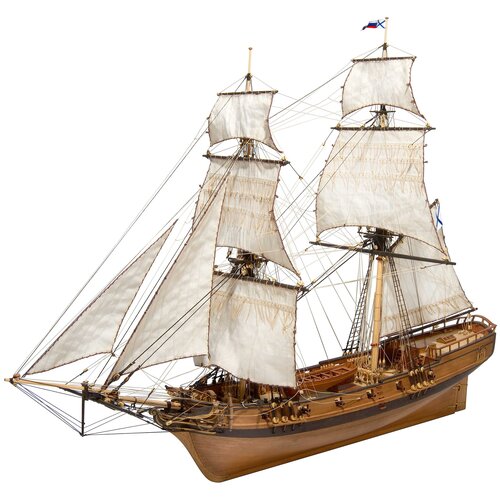 Сборная деревянная модель MASTER KORABEL MK0401P Бригантина Феникс модель корабля master korabel бригантина феникс улучшенная