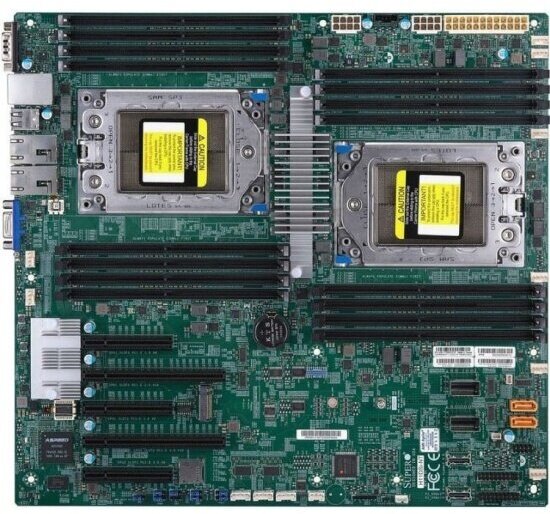 Серверная материнская плата Supermicro MBD-H11DSI-NT-B (2xSP3, E-ATX)