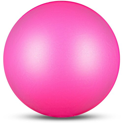 Мяч для художественной гимнастики металлик INDIGO IN315 Цикламеновый 15см мяч для художественной гимнастики 16 5 см 280 г цвет салатовый