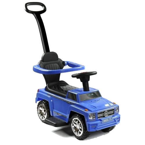 Каталка-толокар RiverToys Mercedes JY-Z08B, синий каталка толокар rivertoys mercedes jy z08b синий