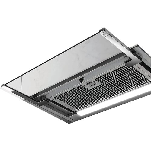 Вытяжка встраиваемая Elica GS Glass IXA90 серебристый управление кнопочное 1 мотор 12640300₽