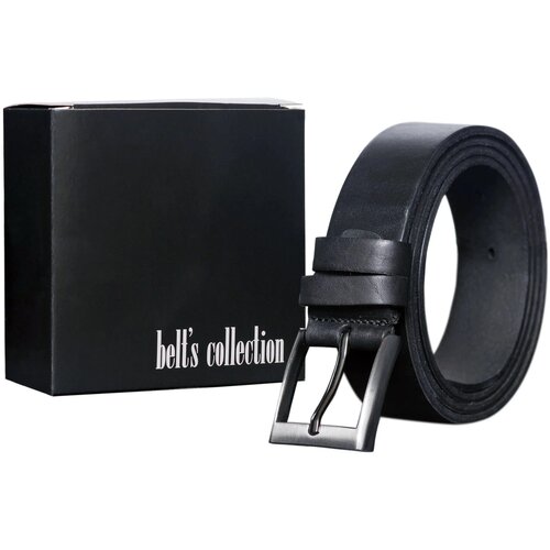 фото Мужской кожаный ремень, ремни из натуральной кожи в подарочной коробке degster, размер 120