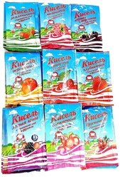 Радово / Кисель «Ассорти» с кусочками ягод и фруктов на натуральном соке 30 г*25 шт