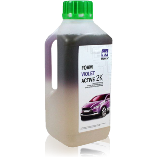 Автошампунь для б/мойки Holex Foam Violet Active 2К щелочная пена 1 л HOLEX HAS-7517 | цена за 1 шт