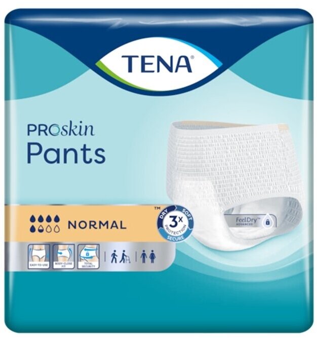 Трусы-подгузники для взрослых Tena Pants Normall Large, 10 шт. - фото №14