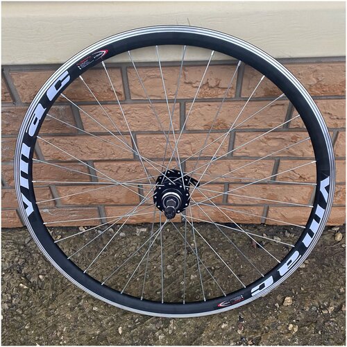 фото Колесо 26 заднее пром. подшипник, под трещотку и дисковый тормоз trix